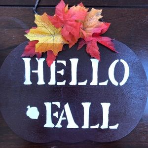 Hello Fall Sign